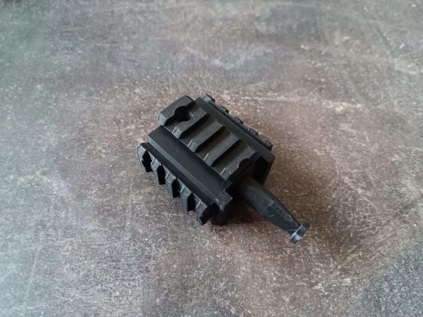 Bộ chuyển đổi Bipod và ngàm RIS cho súng airsoft L96 - Image 2