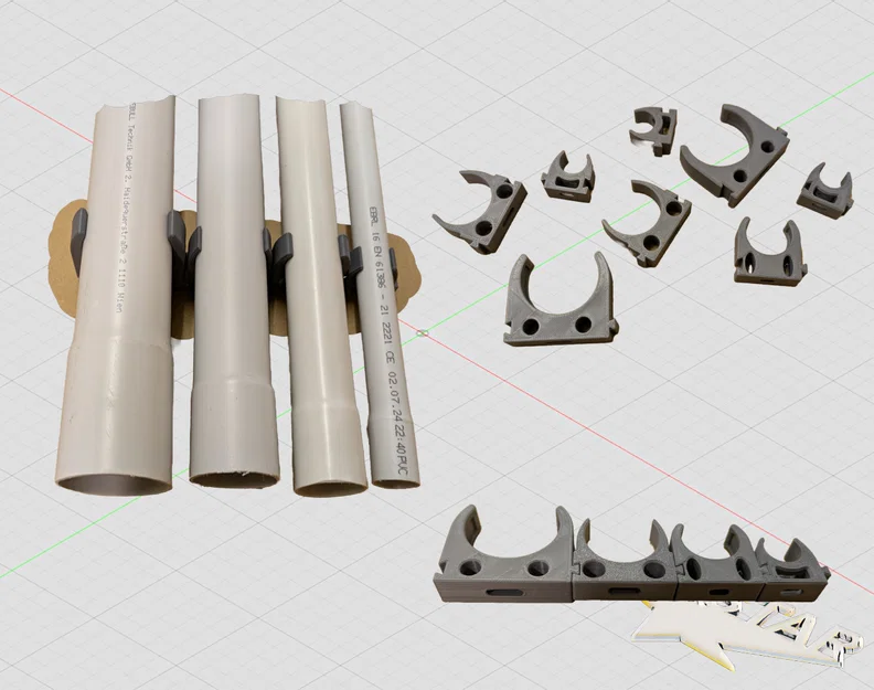 Kẹp ống nhựa (Pipe clamp) Ø25 mm - Image 2