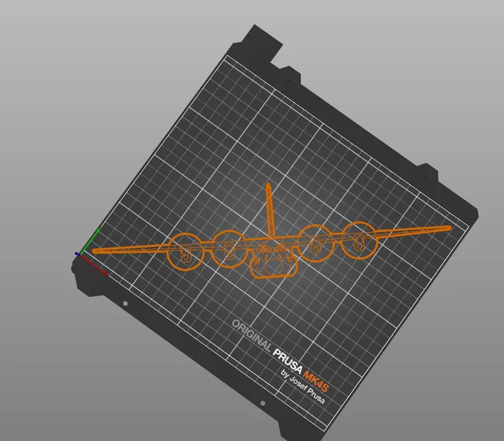 Mô hình 3D máy bay C-130 Hercules dạng phác thảo cực nét - Image 1