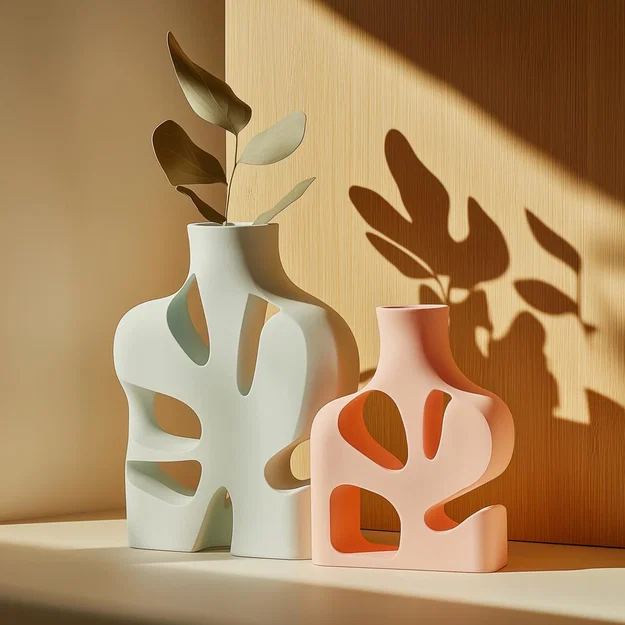 Bình hoa Abstract Cutout Vases - Image 1
