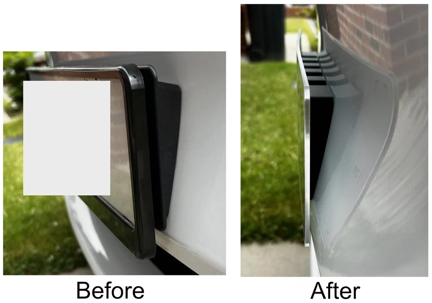 Đế gắn biển số trước nhỏ gọn cho Tesla Model Y (UK/EU) - Image 3