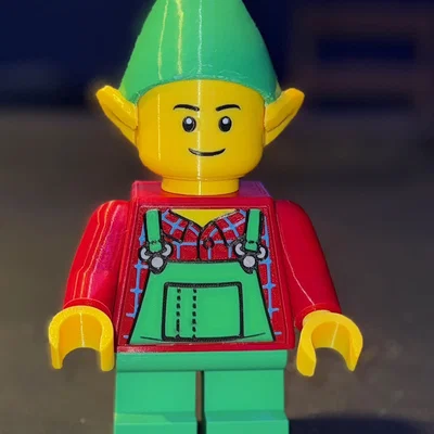 Mô hình Santa's Elves (Set 2) Brick MegaFigures (Tỉ lệ 5:1)