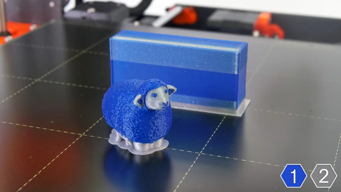 Mô hình Cừu (in đa vật liệu - multi-material) - Image 1