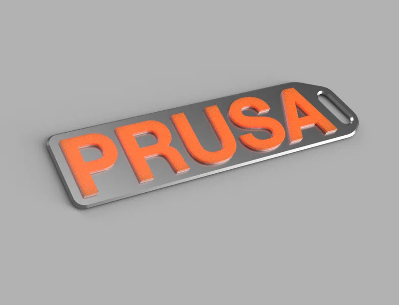 Móc khóa Prusa hai mặt - Image 3