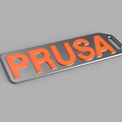 Móc khóa Prusa hai mặt