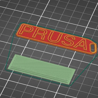 Móc khóa Prusa hai mặt