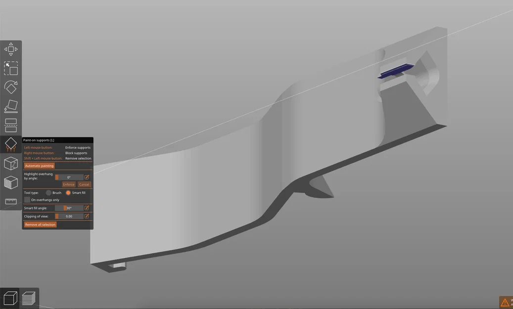 Giá đỡ PFTE cho MMU3 Spool Holder có khe luồn nhựa - Ít support - Image 5