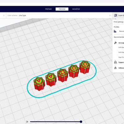 Mô hình chơi game Gong-gi Squid Game 2 Mini - In 3D Độc Đáo