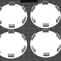 Nắp chụp mâm xe Renault RC Design cho Megane 4 (3D Printable) - Thumbnail 3