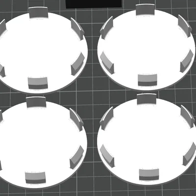 Nắp chụp mâm xe Renault RC Design cho Megane 4 (3D Printable)