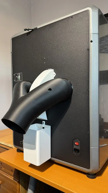 Máng dẫn rác, cửa thoát khí và thùng chứa rác cho máy in Creality K2 Plus - Image 2