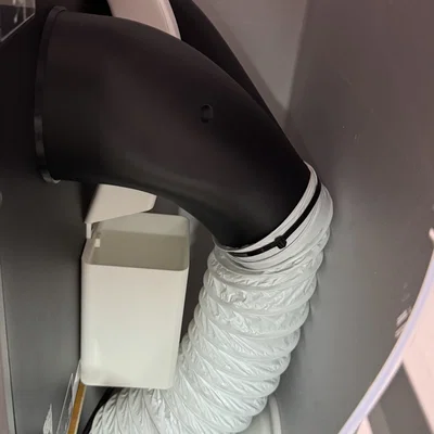 Máng dẫn rác, cửa thoát khí và thùng chứa rác cho máy in Creality K2 Plus