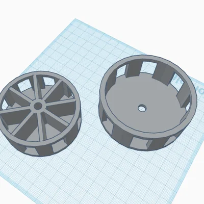 Mô hình còi báo động 8 cổng 3D - Dự án cơ khí đơn giản
