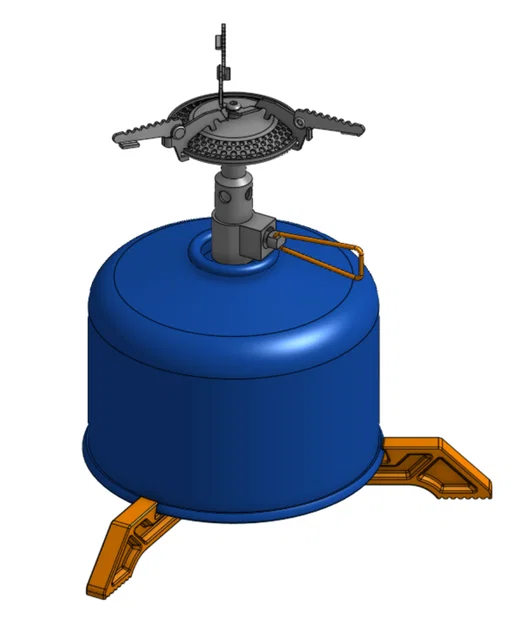 Đế Giữ Bình Ga Xếp Gọn - In Nguyên Khối (Print in Place) - Image 7