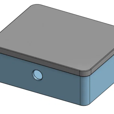 Hộp đựng đồ tham số (parametric) có nắp (Onshape)