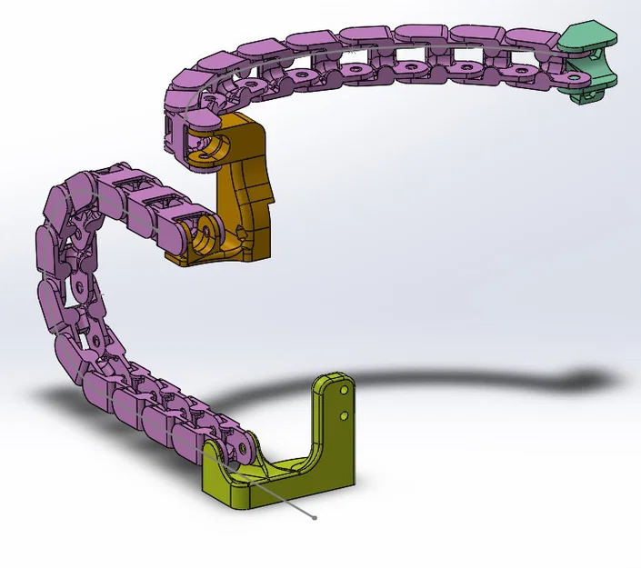 Dây xích dẫn cáp (Drag Chain) cho máy khắc laser Longer Ray5 - Image 1