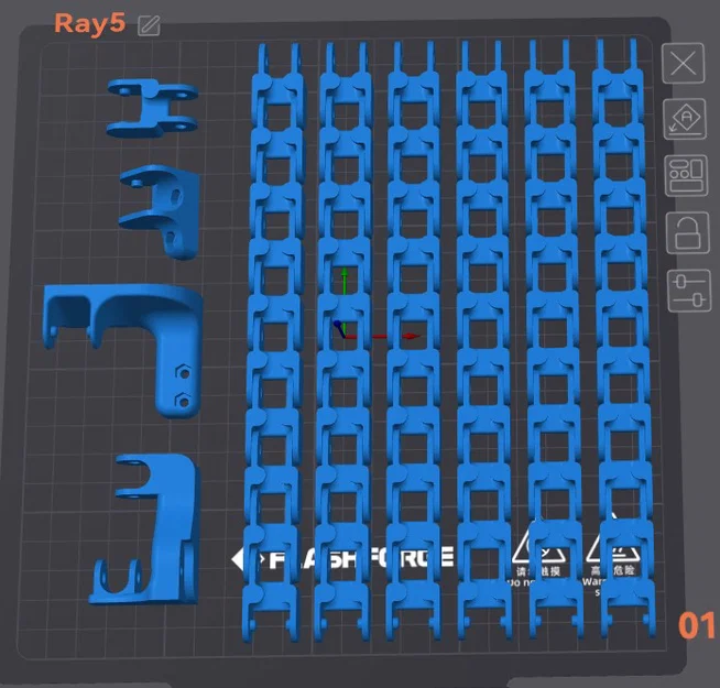 Dây xích dẫn cáp (Drag Chain) cho máy khắc laser Longer Ray5 - Image 2