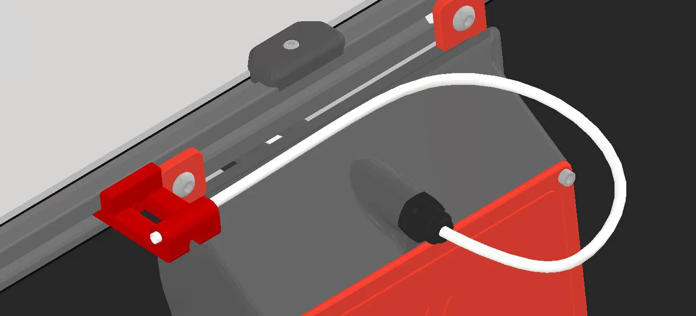 Pat kẹp giữ ống Bowden gắn cạnh cho máy in 3D Voron 2.4 và Trident - Image 1