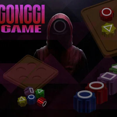 Mô hình in 3D bộ trò chơi Gonggi Game chuẩn Squid Game