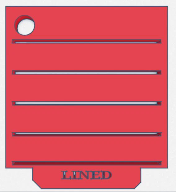 Bộ 4 Khuôn Kẻ Khung Ghi Chú Tiện Ích Cho Bàn Làm Việc - Image 4