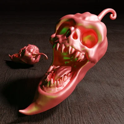 Ớt Đầu Lâu Kinh Dị (Horror Skull Chilli)