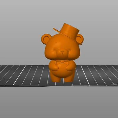 Mô hình chú gấu nhỏ đội mũ (Baby Bear Hat) đáng yêu cho in 3D