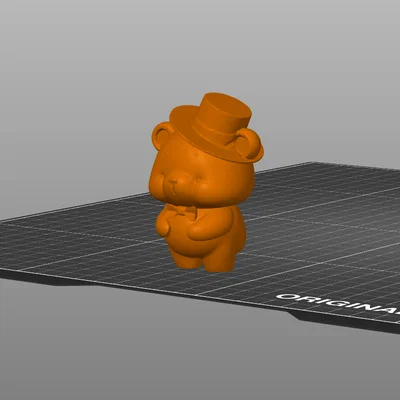 Mô hình chú gấu nhỏ đội mũ (Baby Bear Hat) đáng yêu cho in 3D