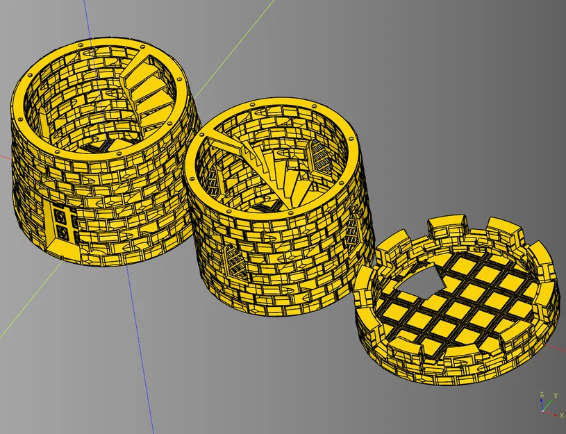 Mô hình Tháp Lâu đài dành cho Wargaming - Image 13