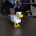 Mô hình chú gà Minecraft đa màu sắc in 3D cực dễ thương - Thumbnail 1