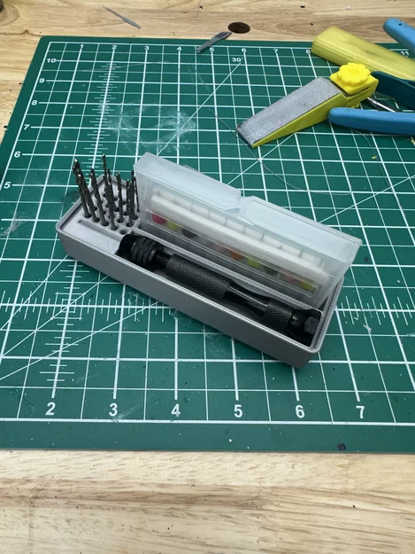 Khay Đựng Khoan Tay và Mũi Khoan Hệ Gridfinity Thông Minh - Image 1