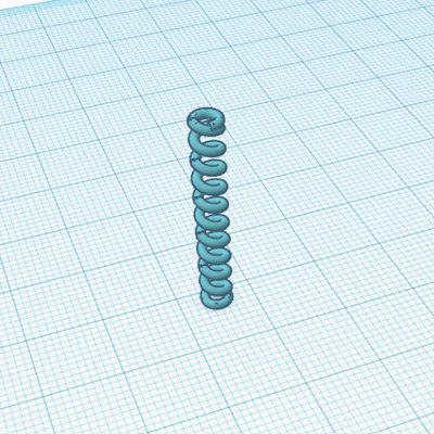 Lò xo thay thế cho bút bi 28x4mm - Mẫu in 3D tiện dụng