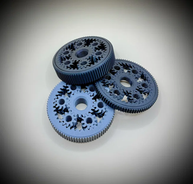 Fidget Spinner Bánh Răng Hành Tinh Herringbone Cỡ Lớn - Image 1