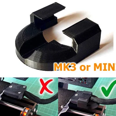 Giá đỡ cáp bàn nhiệt cho MK3 hoặc MINI (Kẹp nhanh)