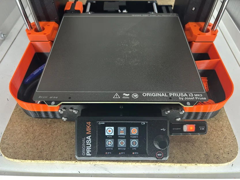 Bộ khay đựng đồ gắn hông cho Prusa Mk4 (Trái & Phải) - Image 1