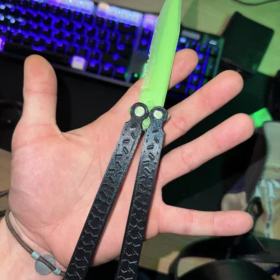 Mô hình dao bướm 3D (Butterfly Knife) tập luyện độc đáo