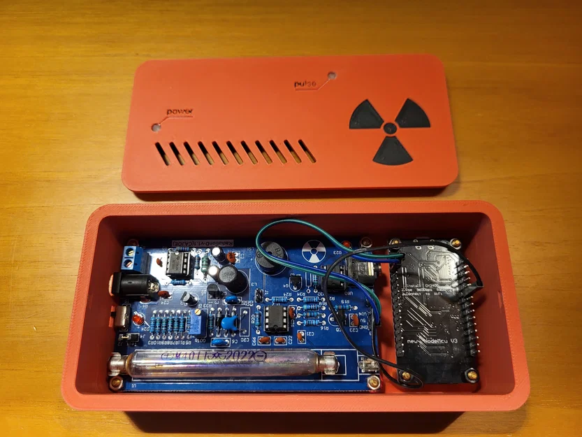 Vỏ máy đo bức xạ Geiger Counter (CAJOE RadiationD v1.1, hỗ trợ ESP8266) - Image 3