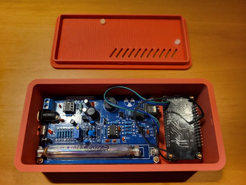 Vỏ máy đo bức xạ Geiger Counter (CAJOE RadiationD v1.1, hỗ trợ ESP8266) - Image 4