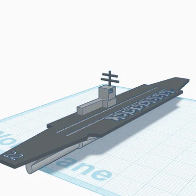 Mô hình tàu sân bay 3D độc đáo để trang trí bàn làm việc