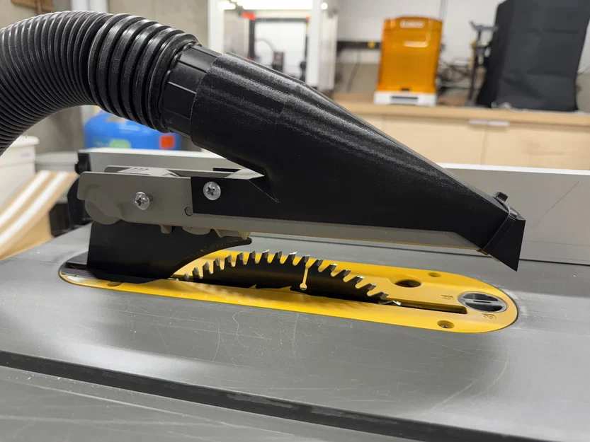 Bộ hút bụi phía trên cho máy cưa bàn Dewalt DW745 - Image 1