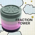 Mô hình tháp phân số (Fraction Tower) hỗ trợ giáo dục cho bé - Thumbnail 1
