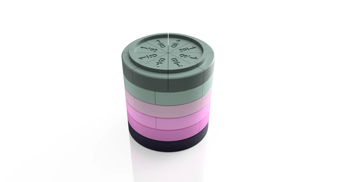 Mô hình tháp phân số (Fraction Tower) hỗ trợ giáo dục cho bé - Image 2