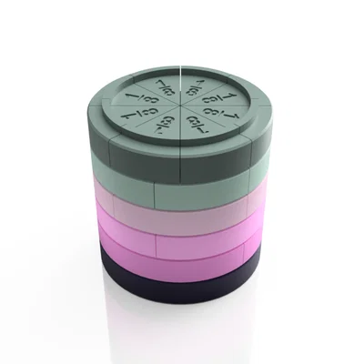 Mô hình tháp phân số (Fraction Tower) hỗ trợ giáo dục cho bé