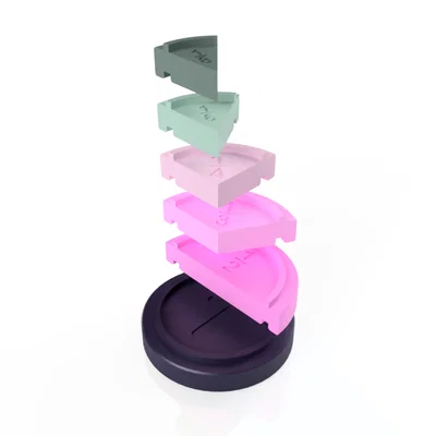 Mô hình tháp phân số (Fraction Tower) hỗ trợ giáo dục cho bé