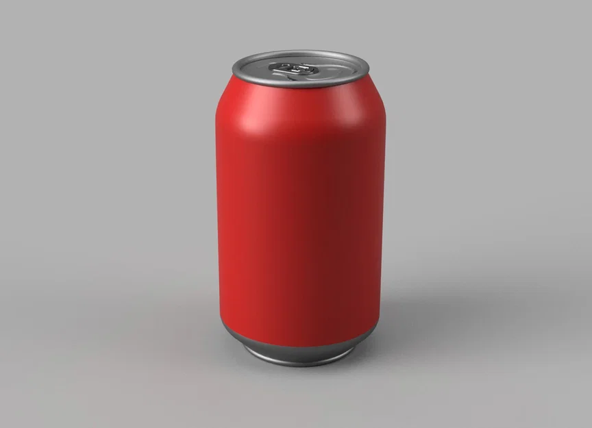 Mô hình lon nước ngọt (Drink Can) kích thước chuẩn cho in 3D - Image 1