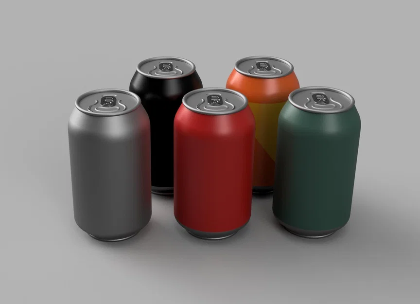 Mô hình lon nước ngọt (Drink Can) kích thước chuẩn cho in 3D - Image 3