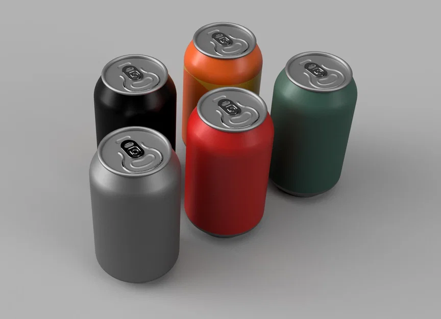 Mô hình lon nước ngọt (Drink Can) kích thước chuẩn cho in 3D - Image 4