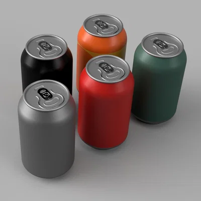 Mô hình lon nước ngọt (Drink Can) kích thước chuẩn cho in 3D