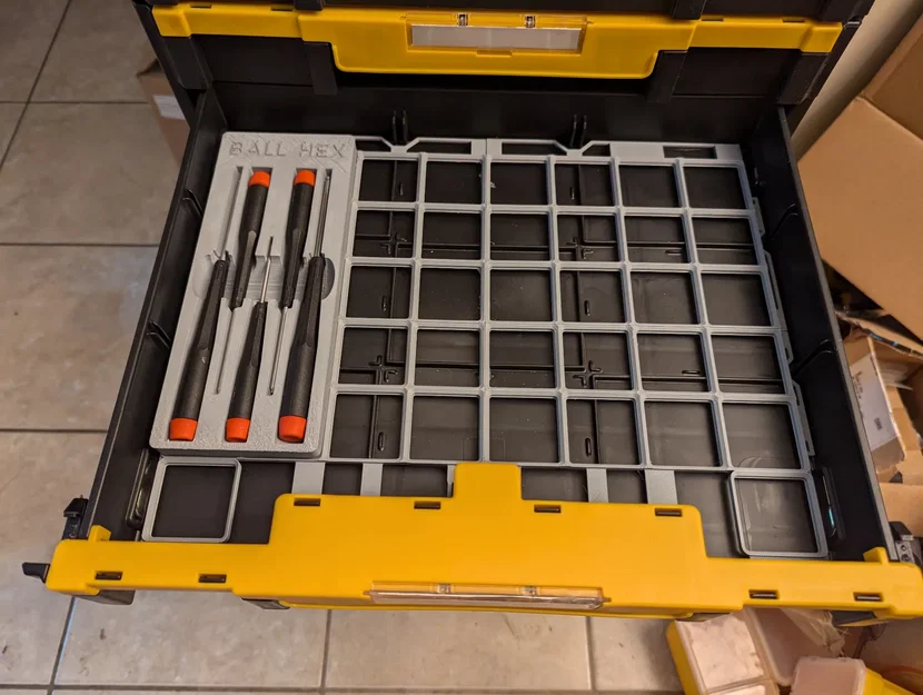 Đế Gridfinity gọn nhẹ cho ngăn kéo 2 tầng Tstak - Image 2