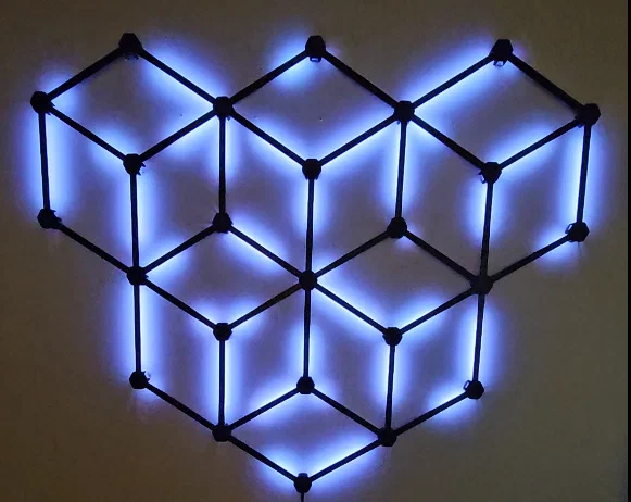 Chromance - RGB Wall Remix: Đèn treo tường LED thông minh tùy chỉnh - Image 1