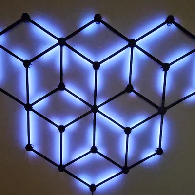 Chromance - RGB Wall Remix: Đèn treo tường LED thông minh tùy chỉnh